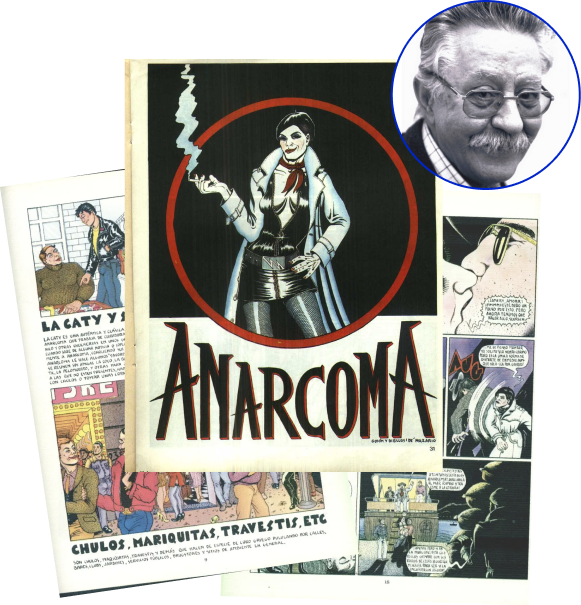 Extractos de cómics con Anarcoma
