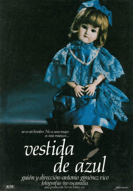 Cartel del documental Vestida de azul